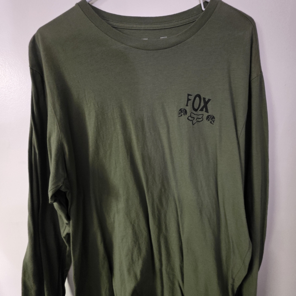 Fox Olive Green Long Sleeve Tee